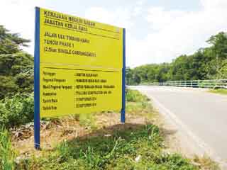 Road upgrade rethink upsets Tenom villagers