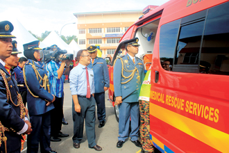 EMRS vehicles to boost fire and rescue services