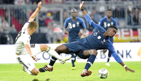 France, Germany draw in opener