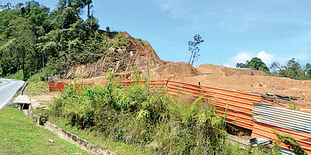 Hill cutting and land clearing bring misery to Penampang folks