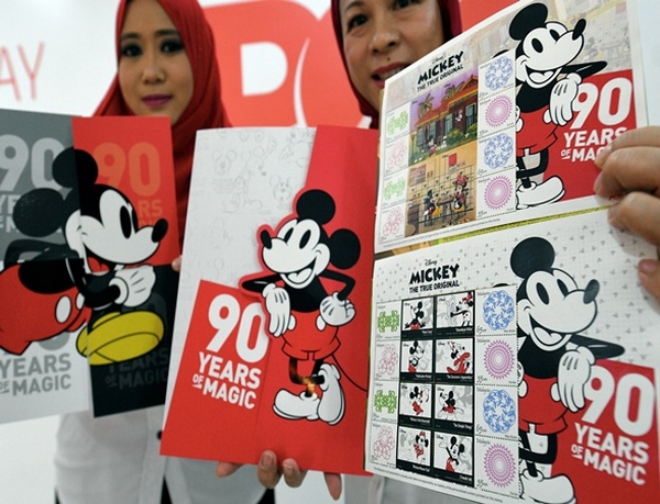 Pos Malaysia to launch Mickey Mouse's 90th birthday stamps