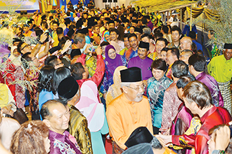 30,000 attend CM's Raya open house