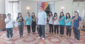 Labuan hotel plays host to nine girls from Keningau