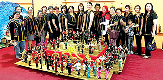 Showcasing Sabah's ethnic costumes 