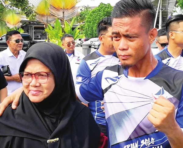 Solo Sipitang-KK runner does it for the country