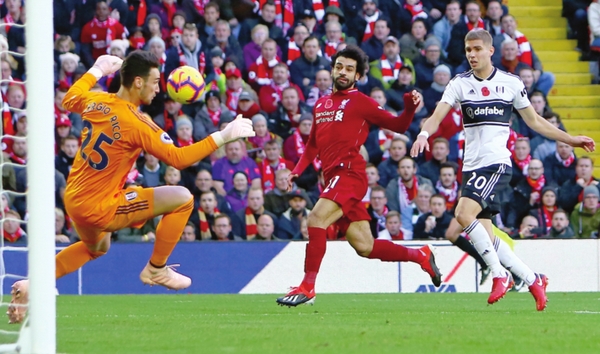 Salah, Shaqiri on target  as Liverpool beat Fulham