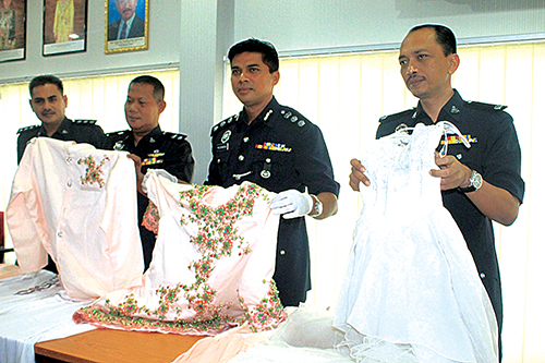 Family of thieves nabbed after wedding gown theft