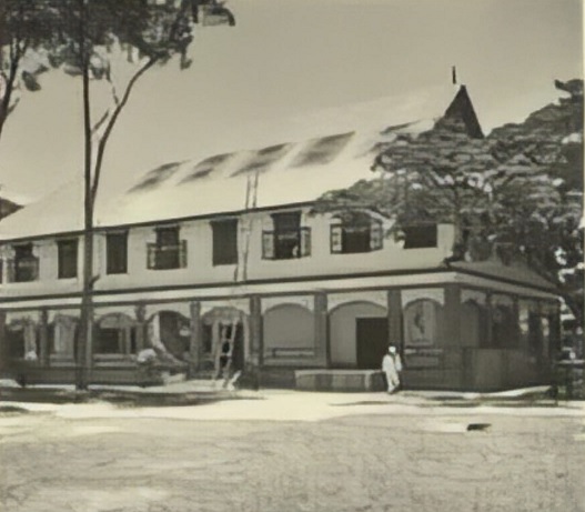 Pre war Land and Survey office. One of the three pre-war buildings in Jesselton which survived WWII bombings. 