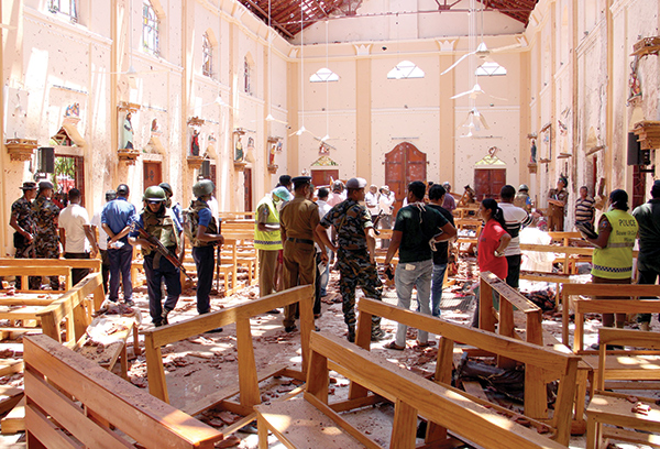 Hampir 207 maut letupan  hotel, gereja di Sri Lanka