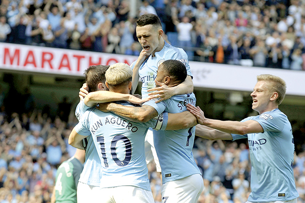 Man City gain Spurs revenge  to remain in control of title race