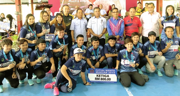 Sabah futsal  teams take third spot