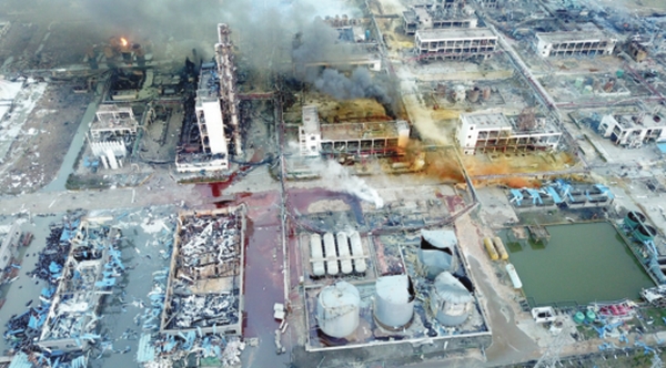 China chemical plant blast  kills 47, injures hundreds