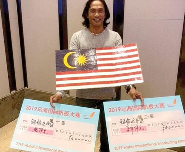 Sabah windsurfer is third overall