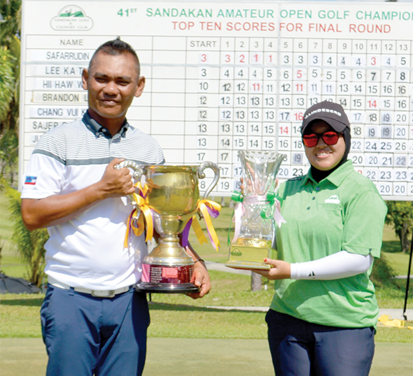  Safarrudin, Nurul emerge champs