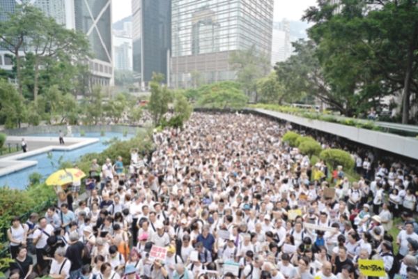 HK elders march in support of young demonstrators