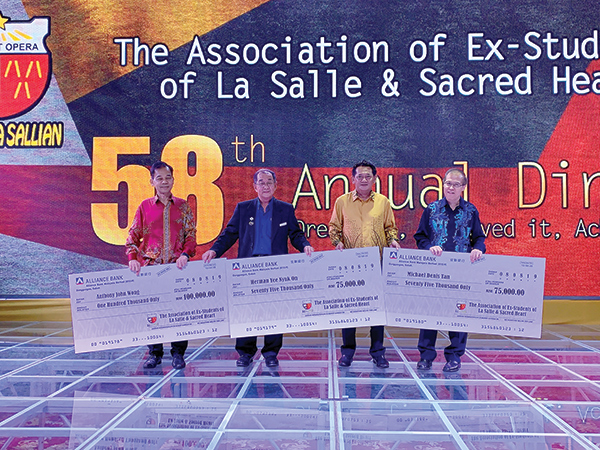 La Salle & Sacred Heart ex-students raise RM250,000