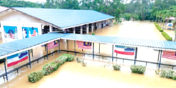 Banjir: Dua sekolah rendah di Tawau ditutup