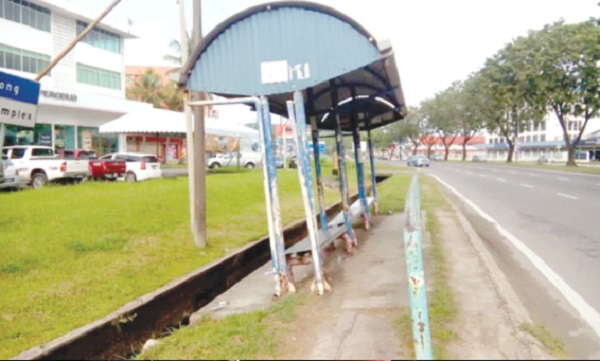 Bus stop poses risk to pedestrians