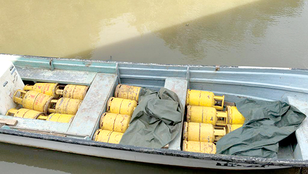 Attempt to smuggle out  LPG via Tawau foiled