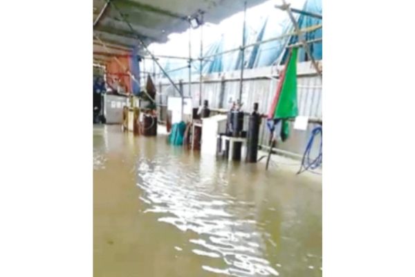 Labuan oil firm yard flooded
