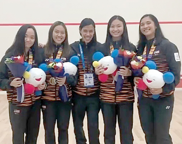 Sabah squash duo elated over SEA Games gold