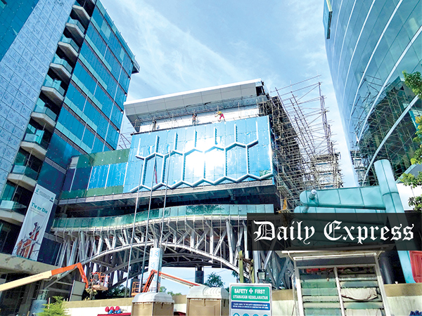 Petronas building nears completion