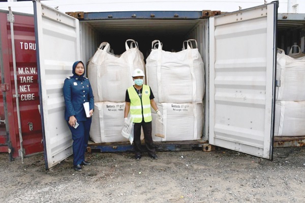 20 containers of Bentonite seized
