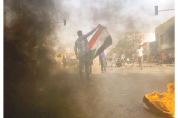 Sudan tear-gasses protesters calling for soldiers’ reinstatement