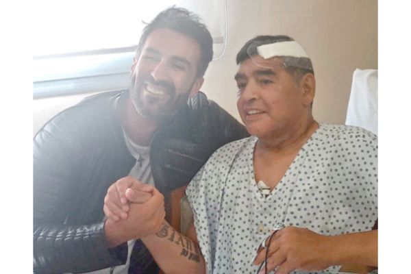 Maradona Leaves Hospital Following Brain Surgery Daily Express Online Sabah S Leading News Portal