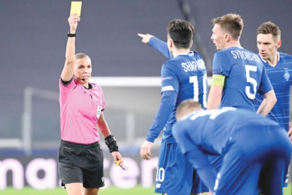 Frappart makes refereeing history