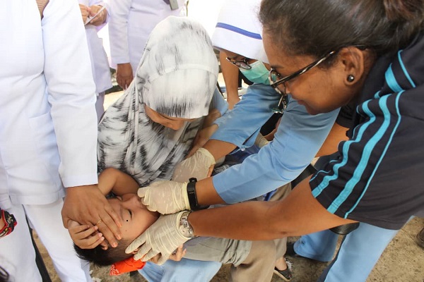 Free pneumococcal vaccination for children at health clinics starts today