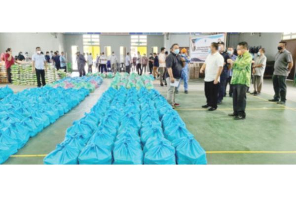 953 households in Bingkor get food baskets