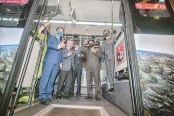 Malaysia’s first free electric bus launched in Kuching