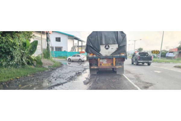Concern over potholes near Dambai roundabout