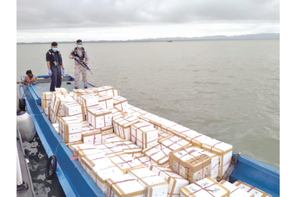 Seized – 4,000kg crabs smuggled into Tawau