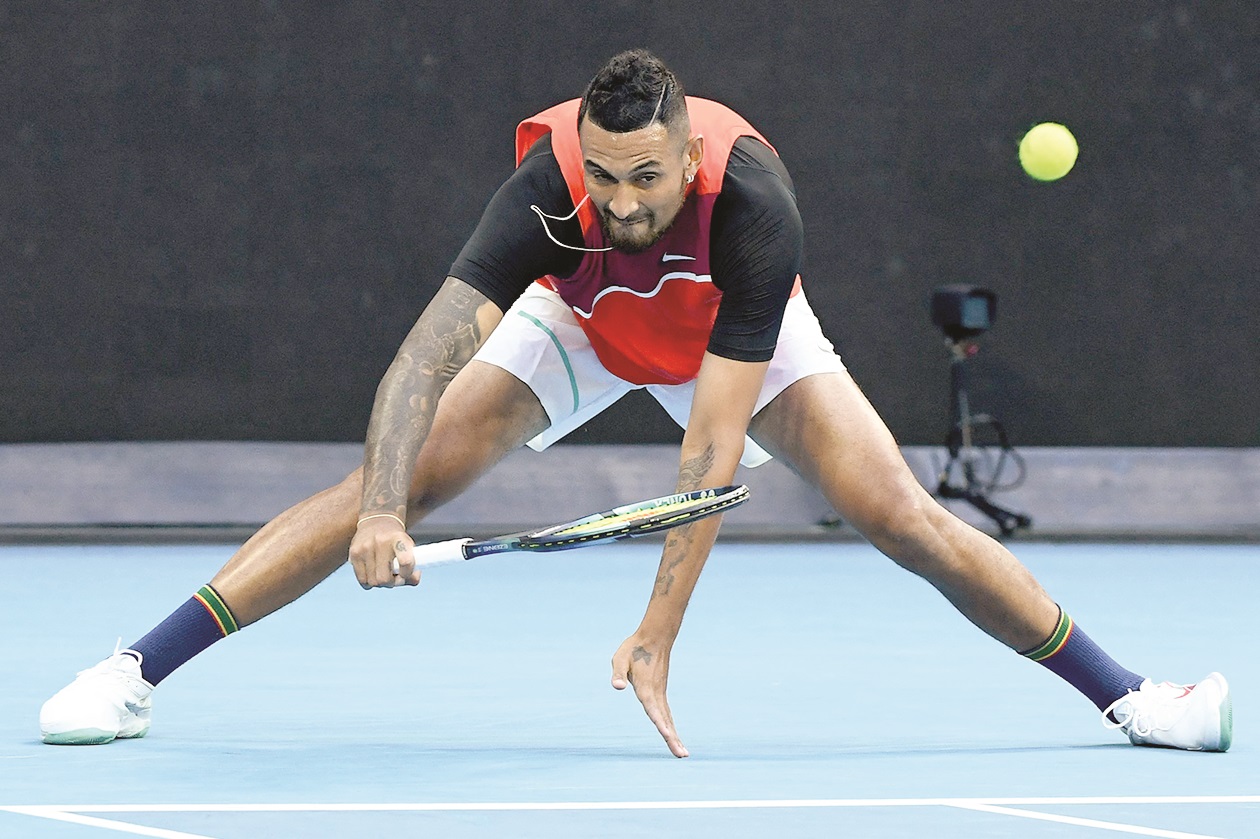 Kyrgios climbs off Covid sick bed to set up Medvedev clash