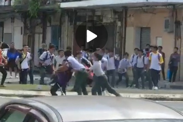 Video pelajar sekolah menengah bergaduh di Sandakan viral, polis mula siasatan 