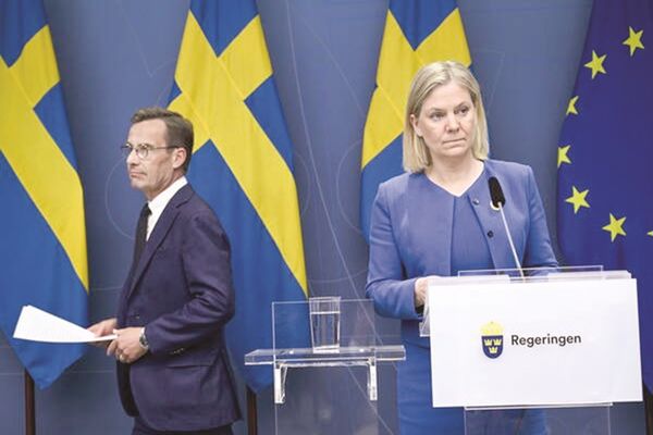 Sweden to apply Nato membership as deterrent 