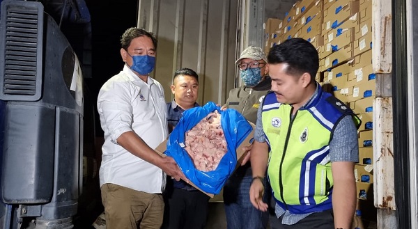 Chicken wings allegedly smuggled from Poland seized near KK