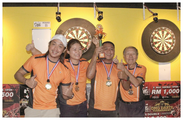 PAM crowned darts champs for third consecutive time
