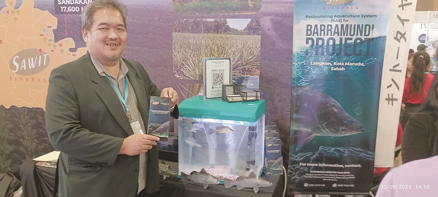 Surprise sea bass aquaculture project