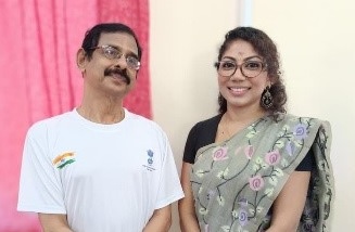 Dr Mohan (left) with Dr Vennila 