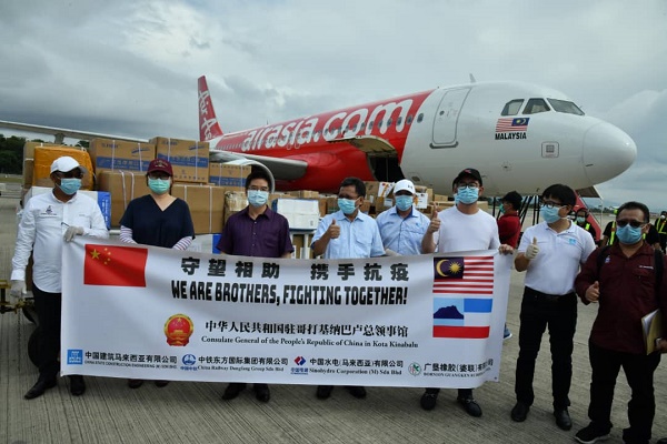 Covid-19: China’s assistance arrives in Sabah