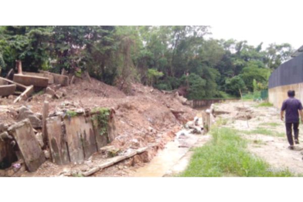 CMCO hampers rebuilding of drain