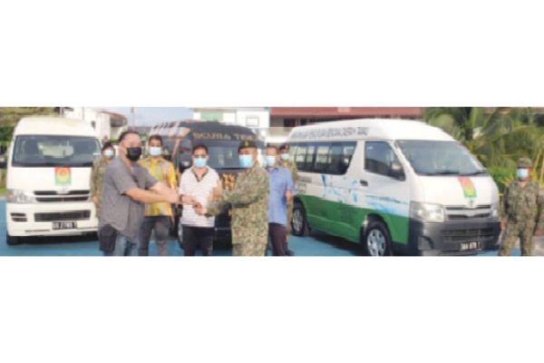 Vans to ferry peninsula medical staff