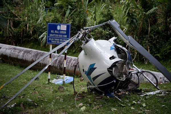 Seven helicopters crashed in Malaysia since 2015