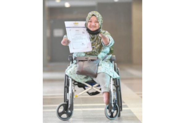 Single mum with disability undeterred