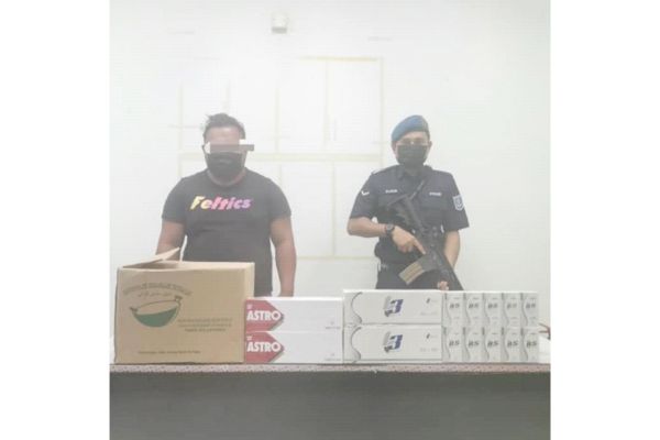 Foreigner with fags held in Lahad Datu