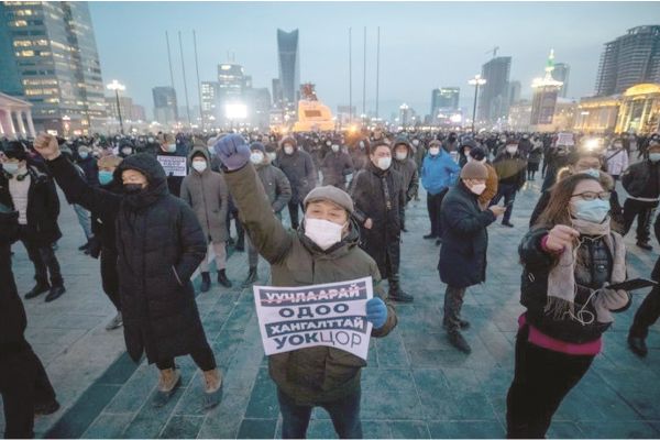 Mongolian PM resigns after protests over Covid-19 mother’s treatment