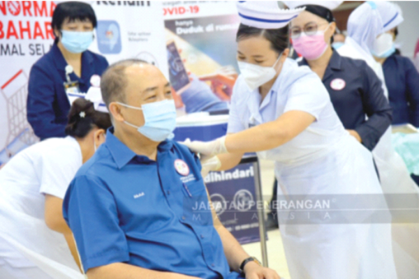 Sabah vaccinations begin